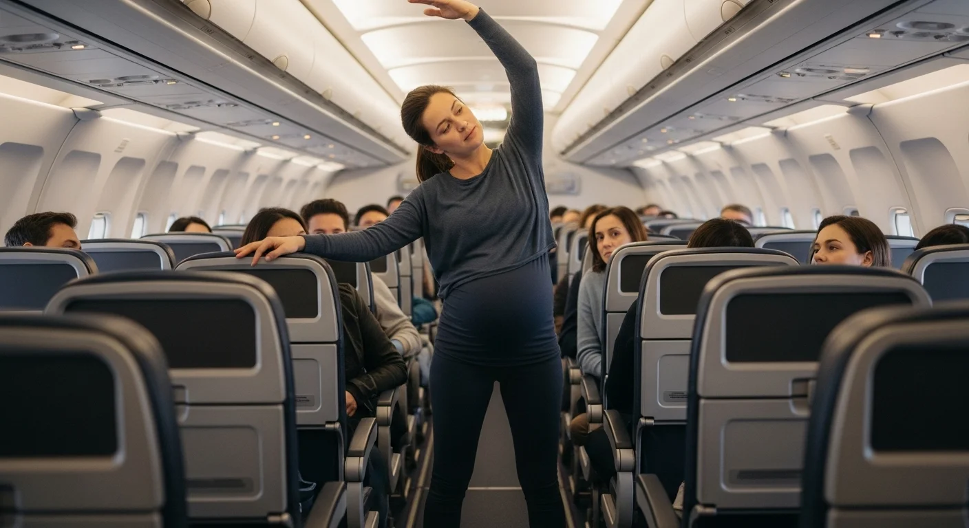 Stretching Exercises to Ease Pregnancy Travel Discomfort