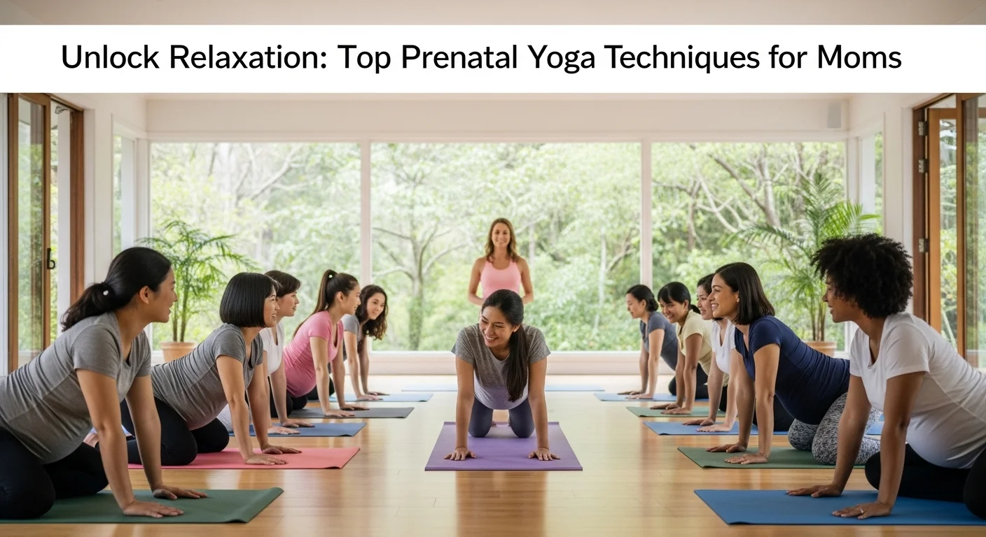 Unlock Relaxation: Top Prenatal Yoga Techniques for Moms