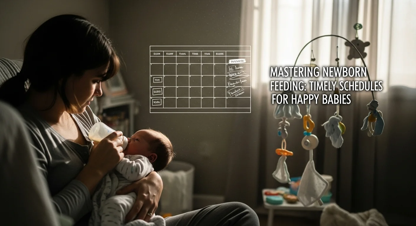 Mastering Newborn Feeding: Timely Schedules for Happy Babies