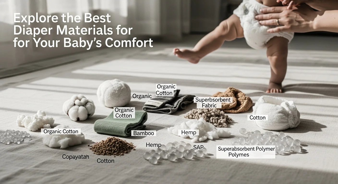 Explore the Best Diaper Materials for Your Baby's Comfort