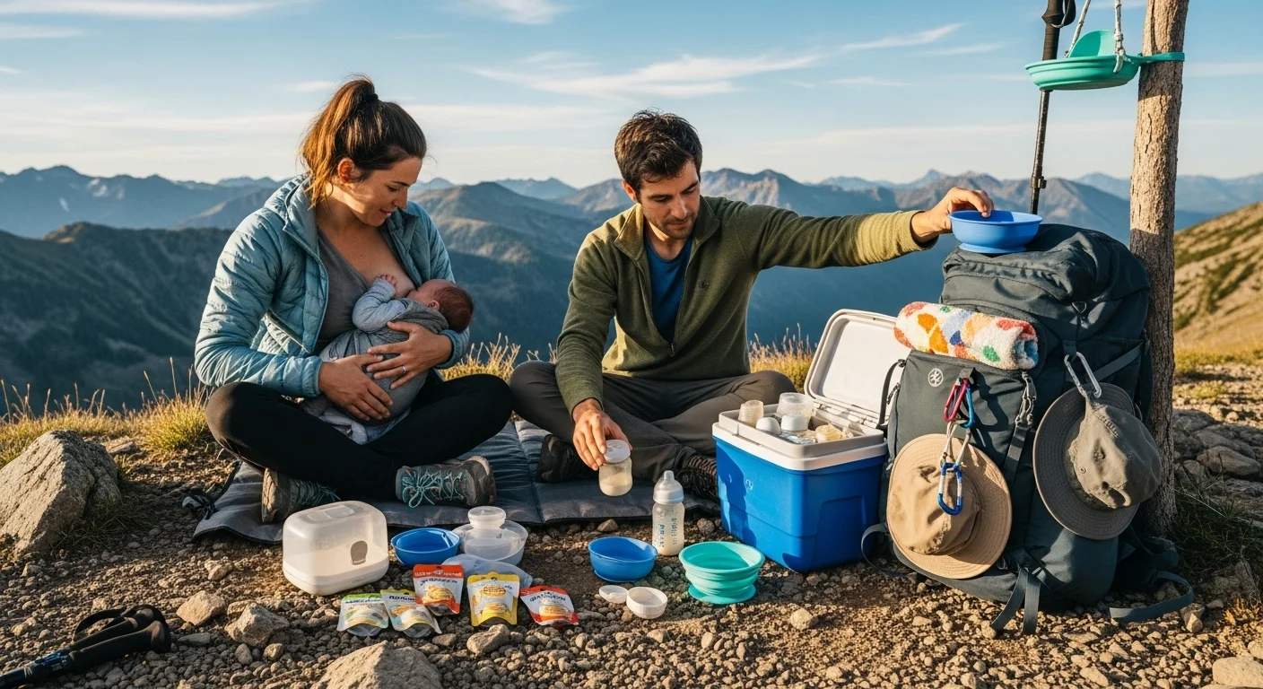 Essential Feeding Gear for Backpacking with a Newborn
