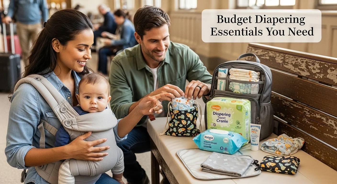 Traveling with a Baby: Budget Diapering Essentials You Need