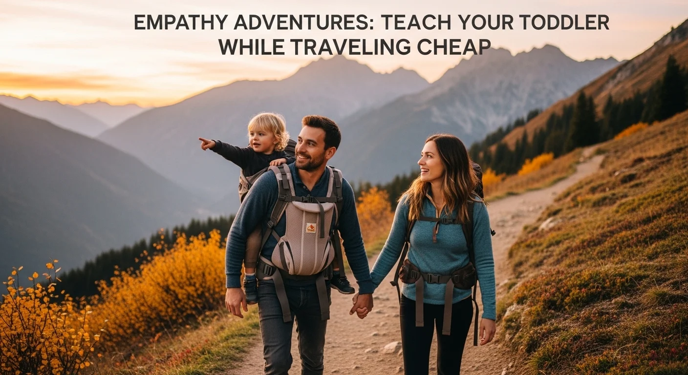 Empathy Adventures: Teach Your Toddler While Traveling Cheap