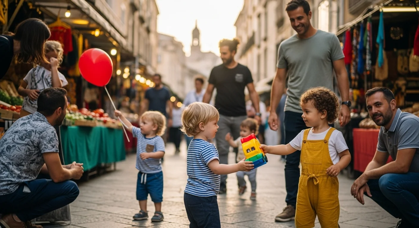 Guide to Helping Toddlers Make Friends While Traveling