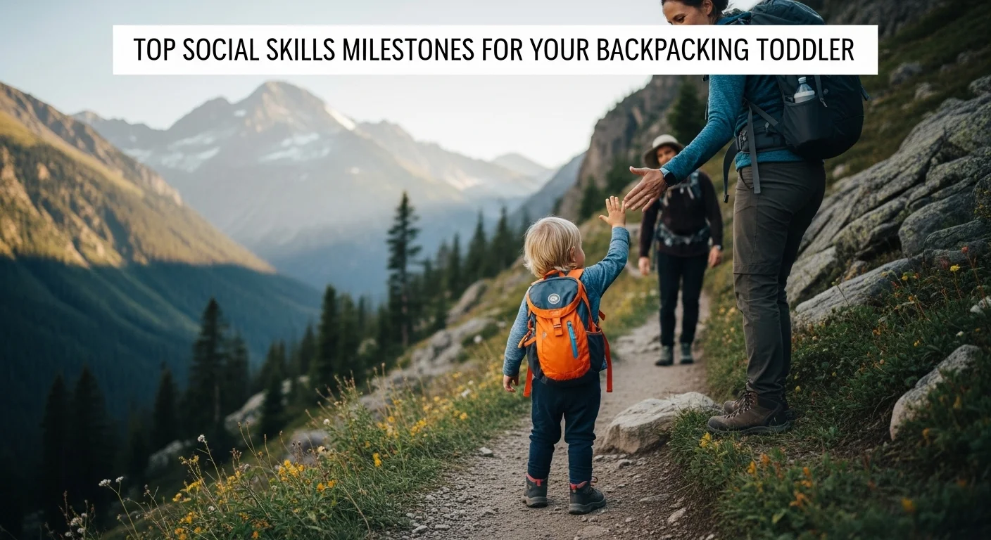 Top Social Skills Milestones for Your Backpacking Toddler