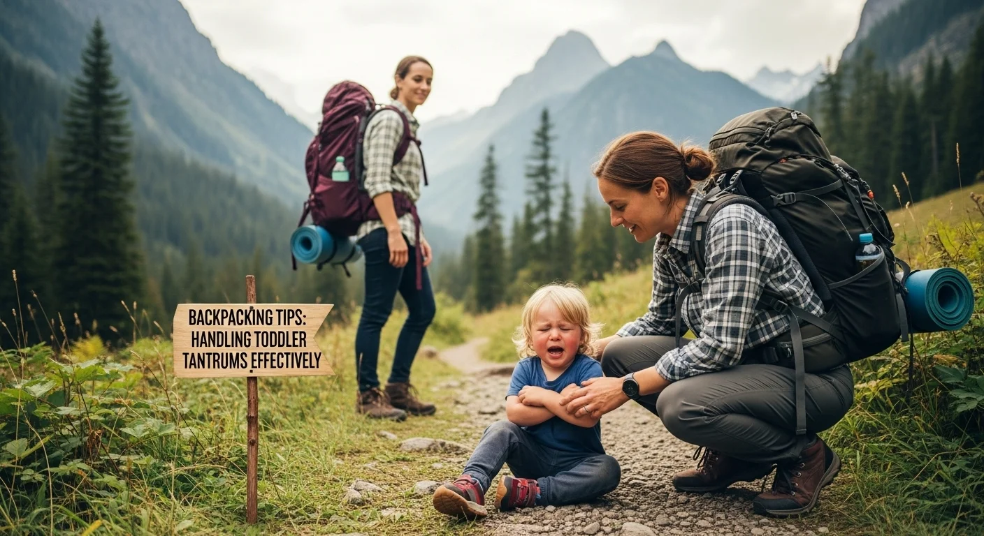 Backpacking Tips: Handling Toddler Tantrums Effectively