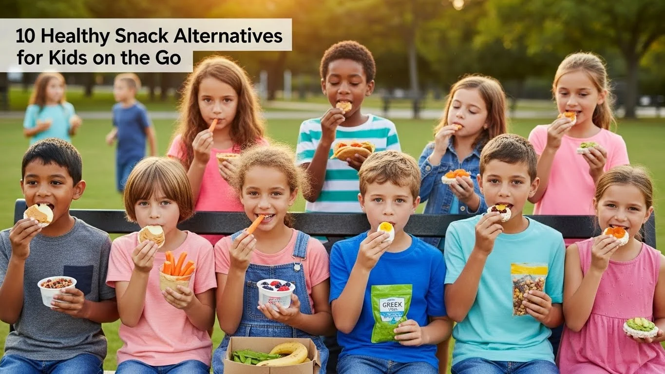 10 Healthy Snack Alternatives for Kids on the Go