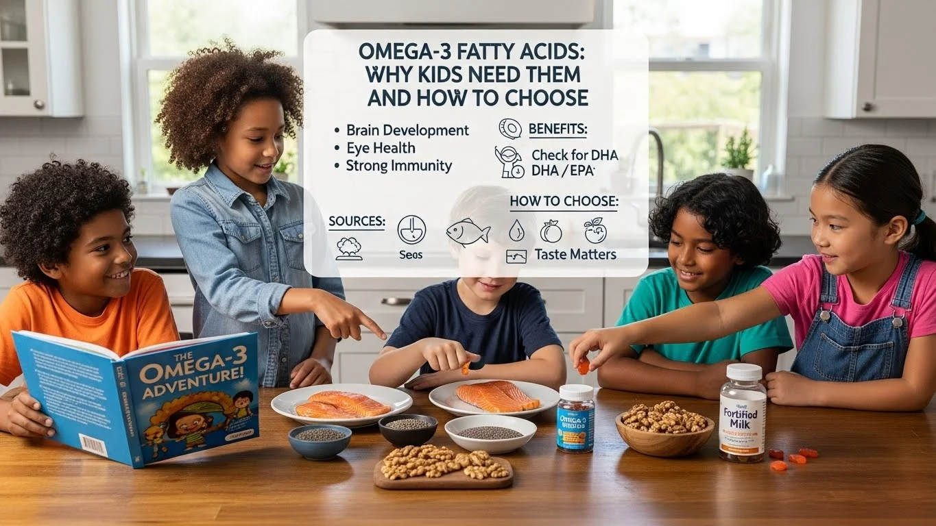 Omega-3 Fatty Acids: Why Kids Need Them and How to Choose