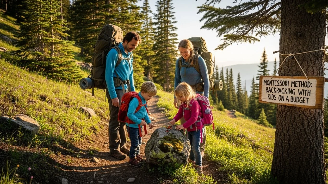 Explore Montessori Method: Backpacking with Kids on a Budget
