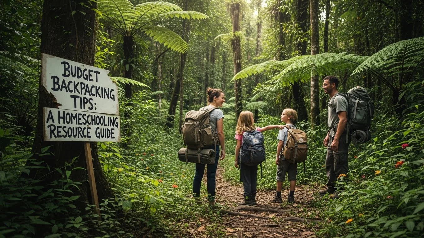 Budget Backpacking Tips: A Homeschooling Resource Guide