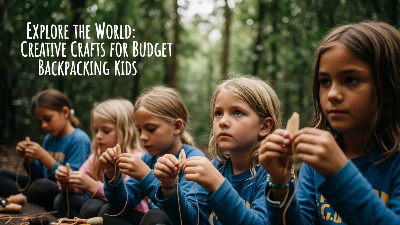 Explore the World: Creative Crafts for Budget Backpacking Kids