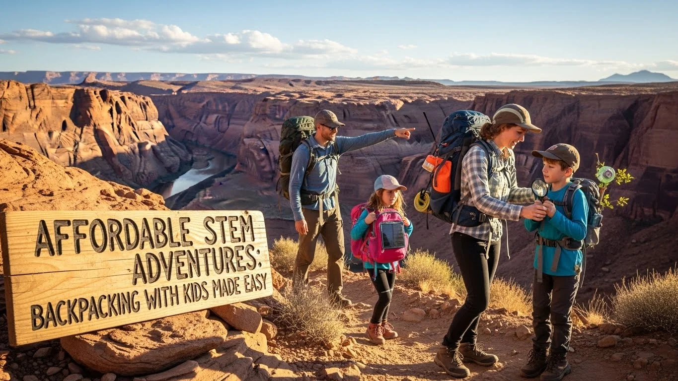 Affordable STEM Adventures: Backpacking with Kids Made Easy