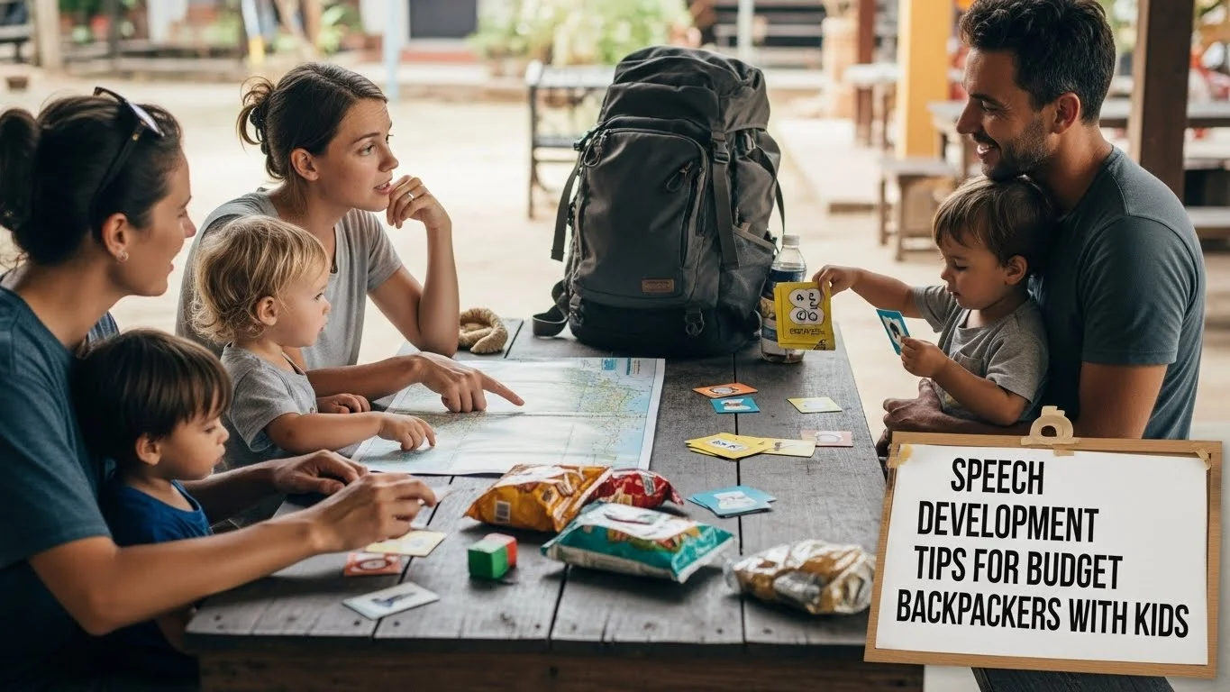 Speech Development Tips for Budget Backpackers with Kids