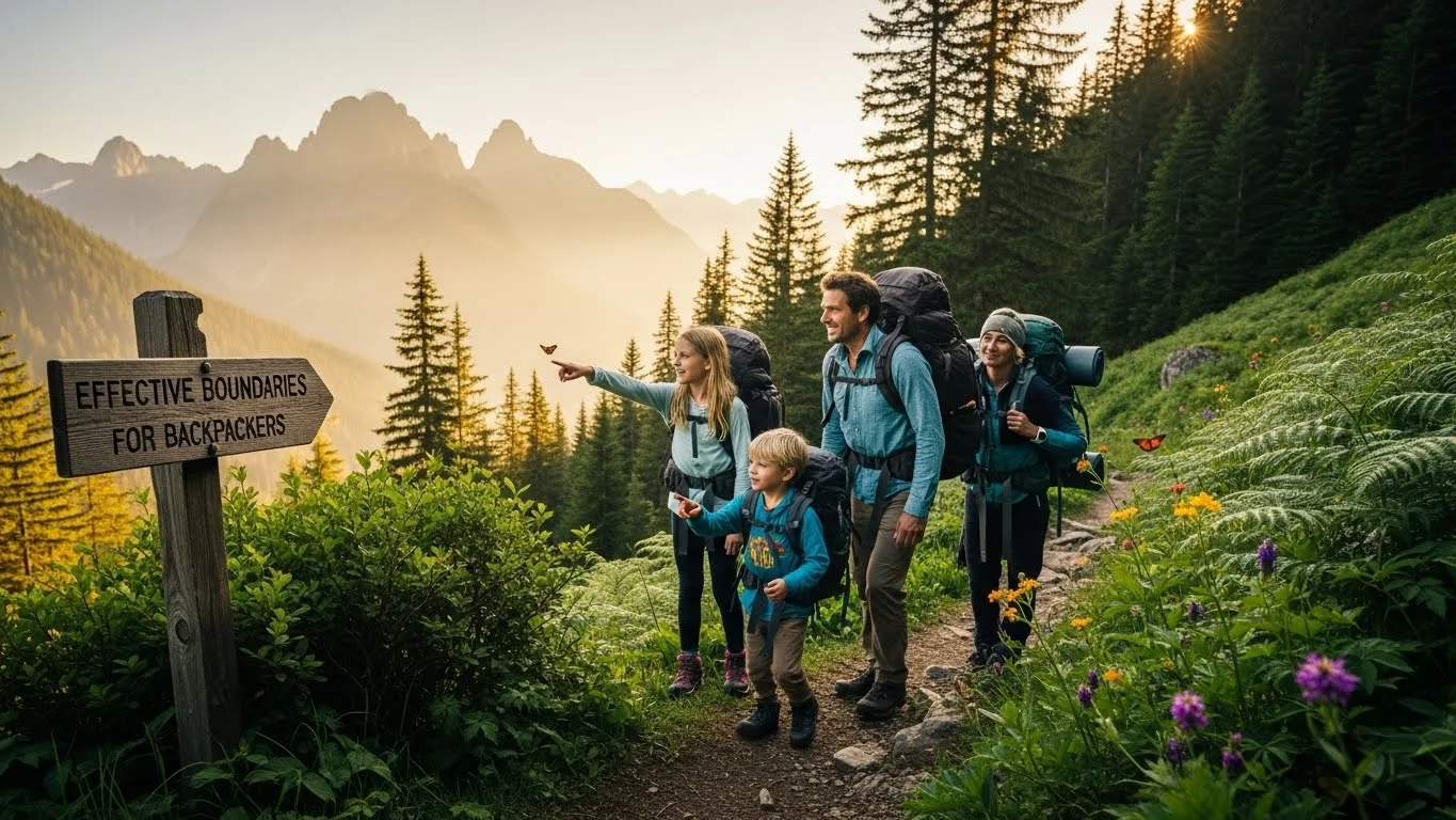 Traveling with Kids: Effective Boundaries for Backpackers