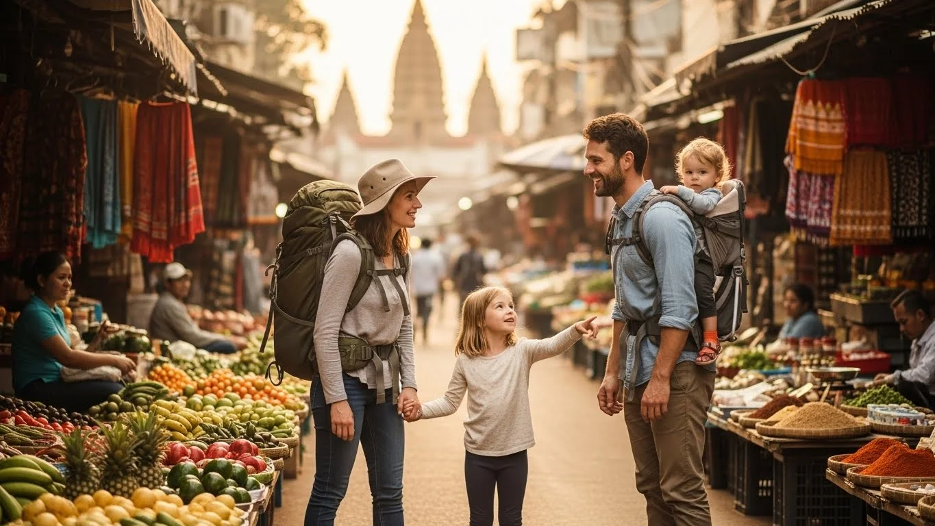 Backpacking with Kids: Boost Their Social Skills Abroad