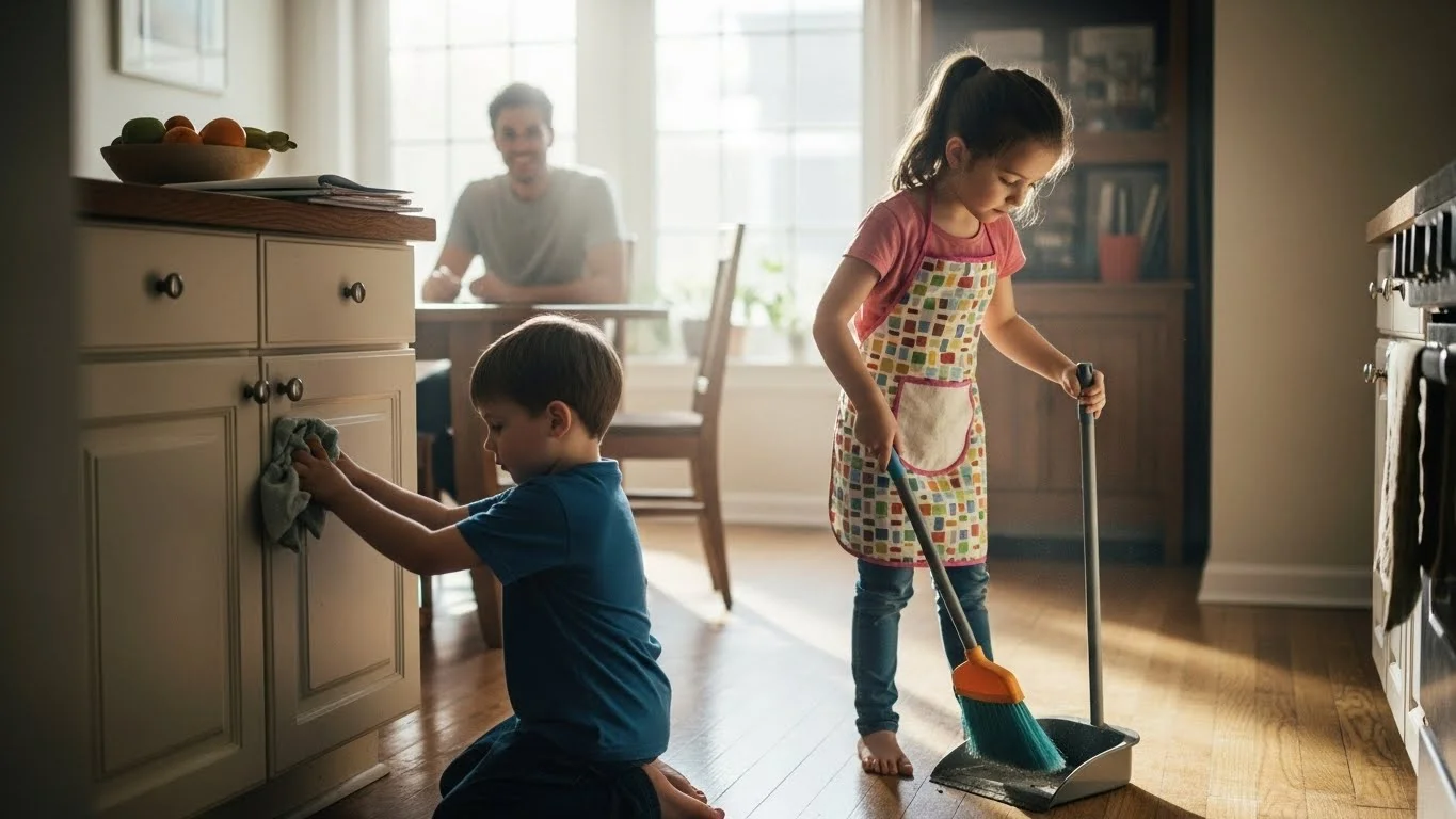 Building Self-Discipline in Kids Through Daily Chores