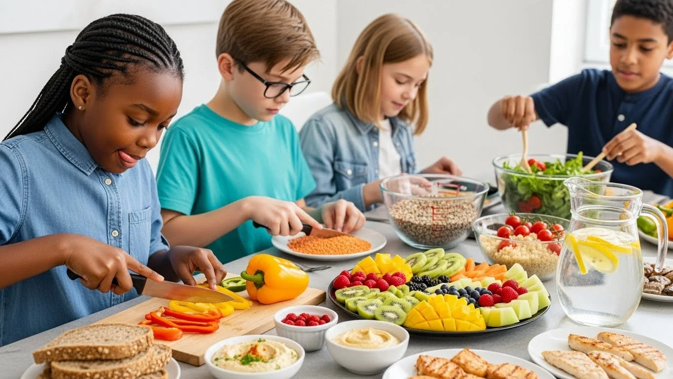 Guide to Healthy Eating: Balanced Diet for Kids Abroad