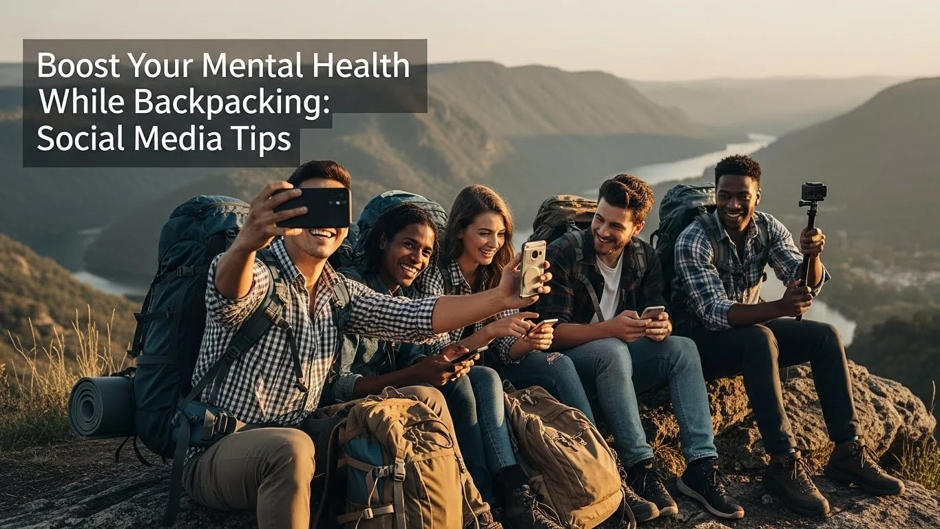 Boost Your Mental Health While Backpacking: Social Media Tips