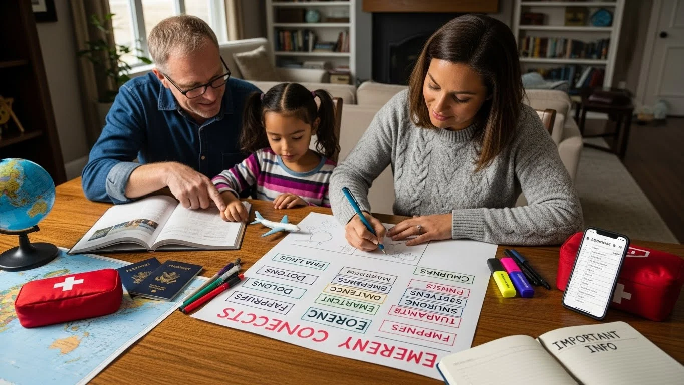 How to Compile Your Family's Emergency Contact List for Trips